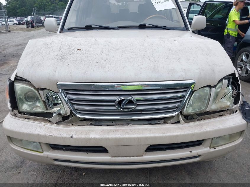 2003 Lexus Lx 470 VIN: JTJHT00W533530656 Lot: 42933597