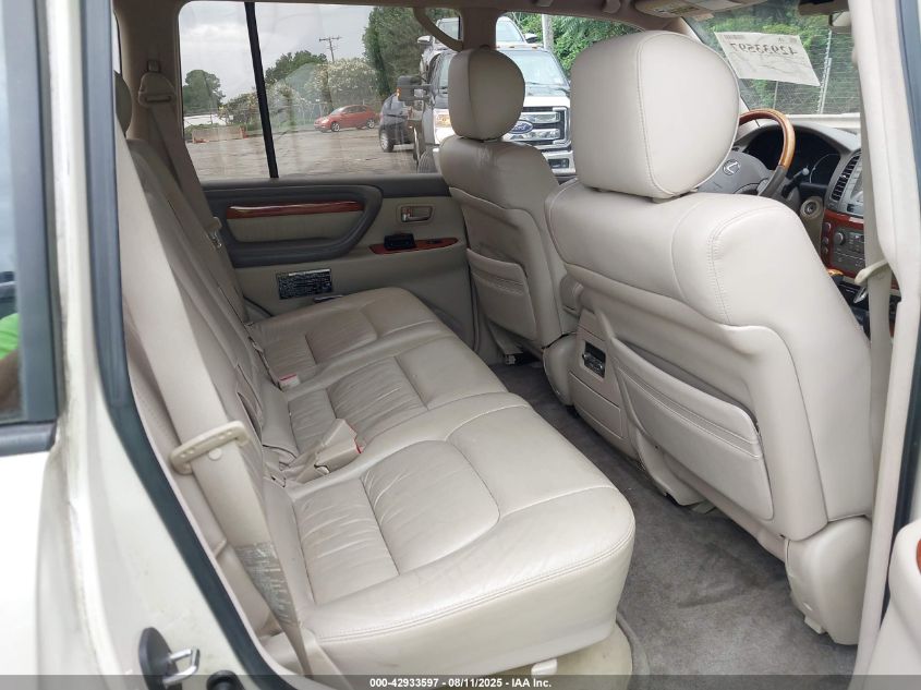 2003 Lexus Lx 470 VIN: JTJHT00W533530656 Lot: 42933597