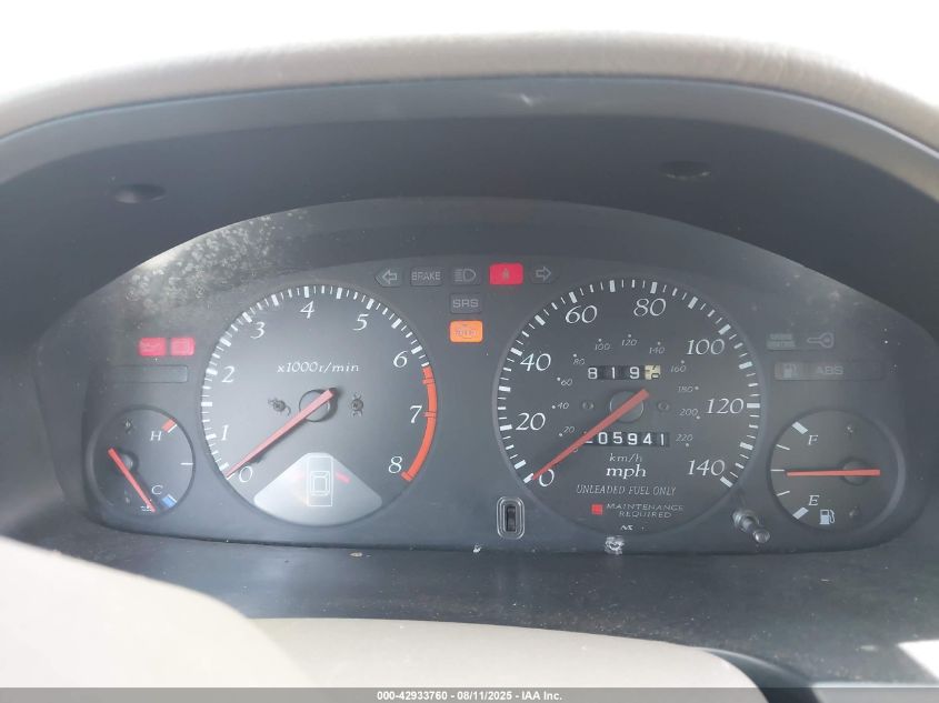 1998 Acura Cl 2.3 VIN: 19UYA3143WL001199 Lot: 42933760