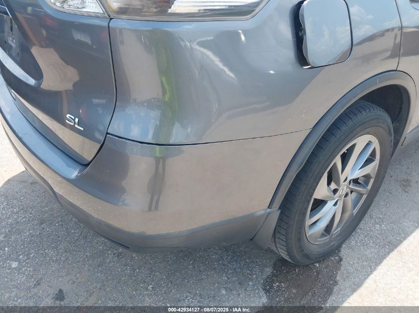 2015 Nissan Rogue Sl VIN: 5N1AT2MT9FC875950 Lot: 42934127