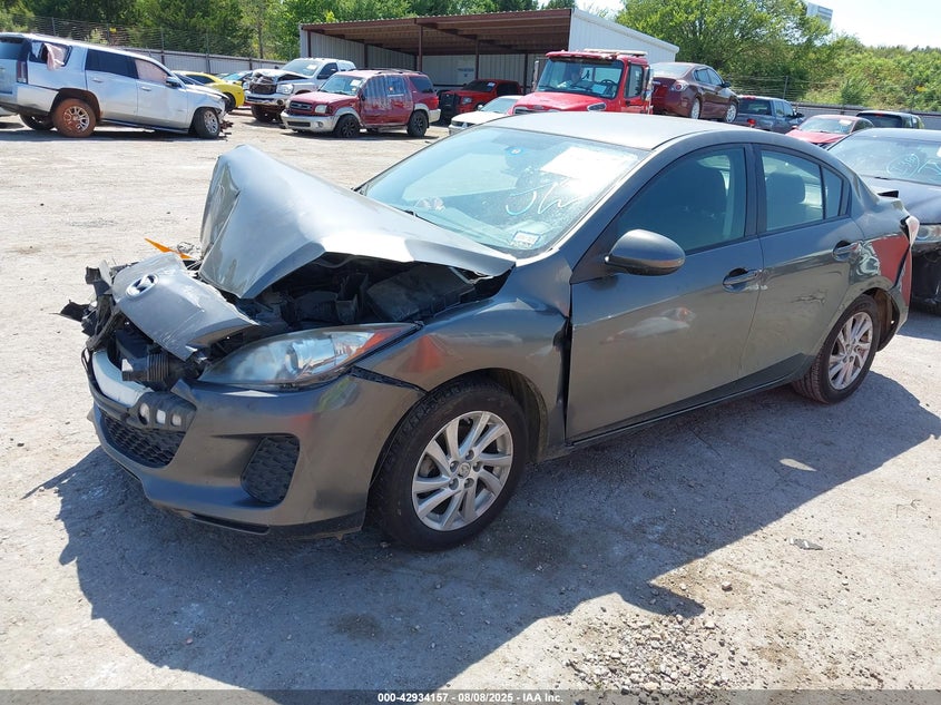 Vin: jm1bl1vg8c1508162, lot: 43427897, mazda mazda3 i touring 20122