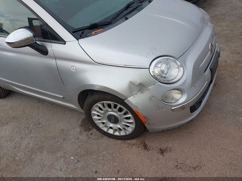 2012 Fiat 500 Lounge VIN: 3C3CFFCR3CT118113 Lot: 42934196