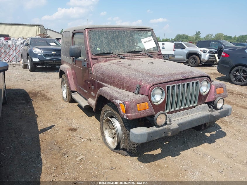 1J4FA59S24P738401 2004 Jeep Wrangler Sahara auction photo 1