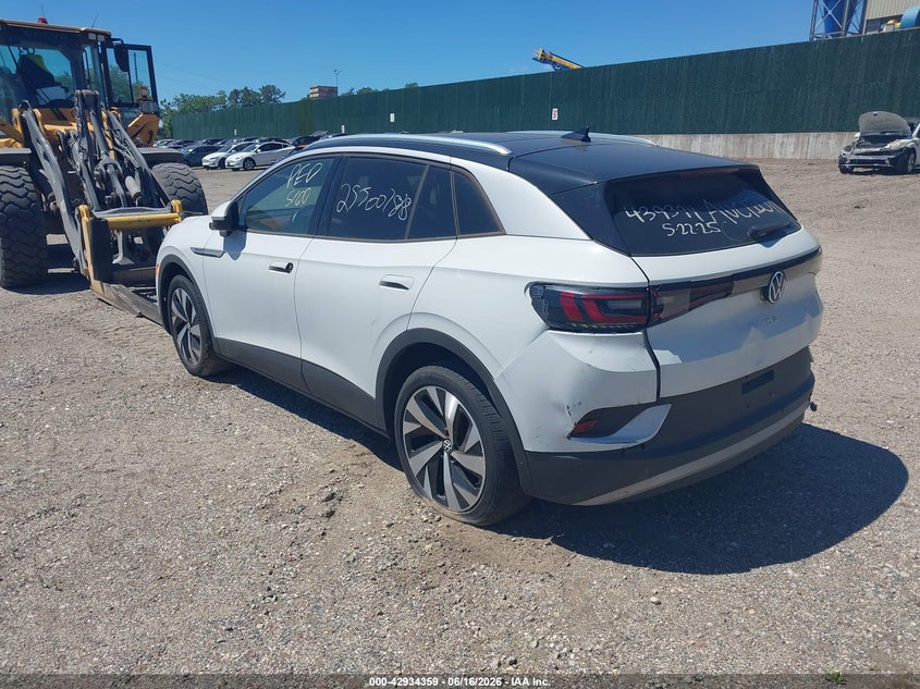 Vin: wvgunpe21mp060755, lot: 43428099, volkswagen id.4 awd pro s 20213