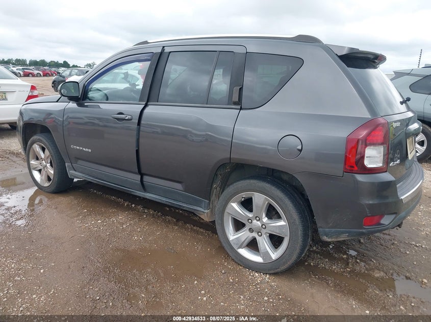 Vin: 1c4njdcb2ed920722, lot: 43428273, jeep compass limited 20143
