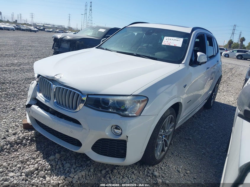 2017 BMW X3 3.0 Xdrive35i White Lot 111042934566 Vin 5UXWX7C50H0S19508