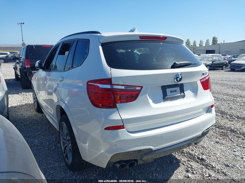 2017 BMW X3 3.0 Xdrive35i White Lot 111042934566 Vin 5UXWX7C50H0S19508