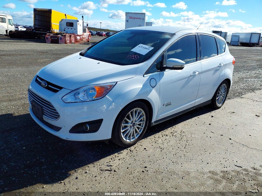 Vin: 1fadp5cu4fl110880, lot: 43428609, ford c-max energi sel 20152