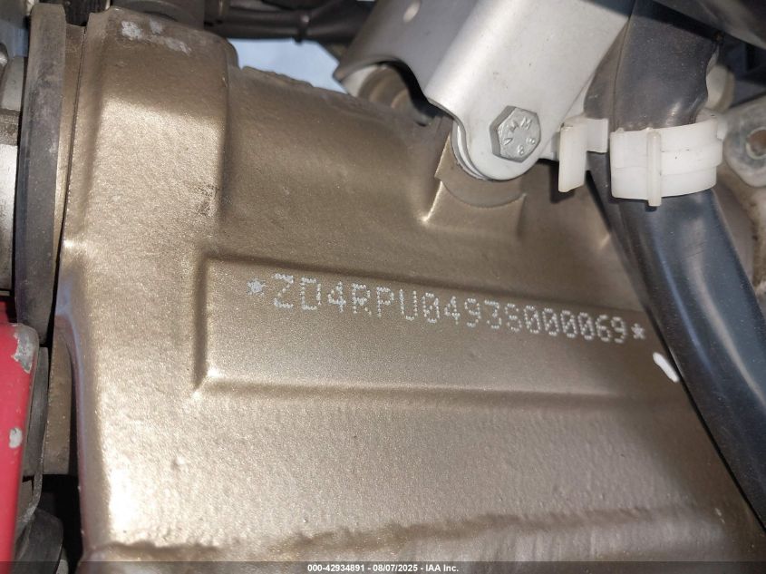 2003 Aprilia Tuono 1000 VIN: ZD4RPU0493S000069 Lot: 42934891