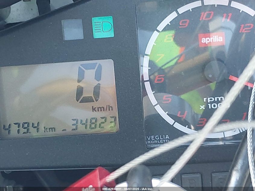 2003 Aprilia Tuono 1000 VIN: ZD4RPU0493S000069 Lot: 42934891