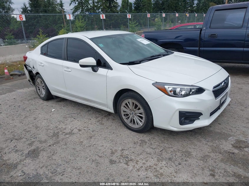 4S3GKAD69J3622819 2018 Subaru Impreza 2.0I Premium auction photo 1