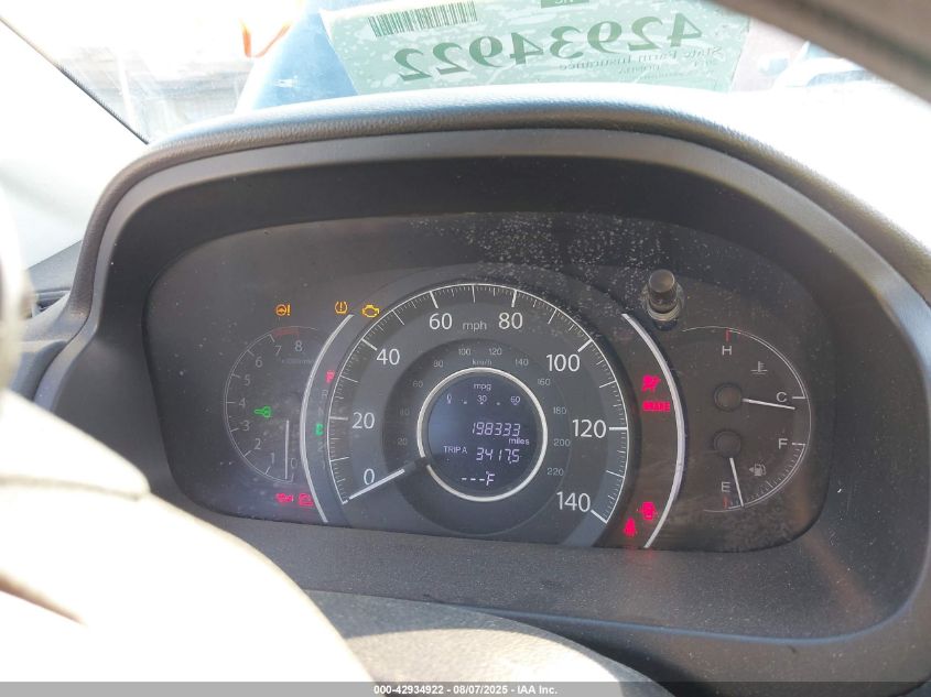 2014 Honda Cr-V Lx VIN: 3CZRM3H34EG702119 Lot: 42934922