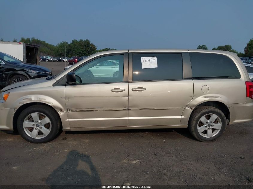 2013 Dodge Grand Caravan Se VIN: 2C4RDGBG2DR792176 Lot: 42935102