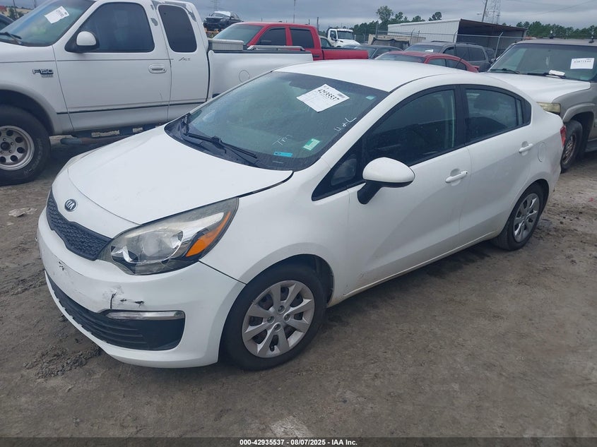 Vin: knadm4a38h6037261, lot: 43429312, kia rio lx 20172