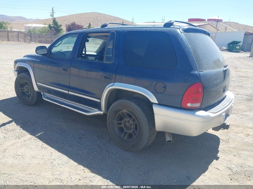 2002 Dodge Durango Slt Plus blue suv gasoline 1B4HS58Z42F186409 photo #4