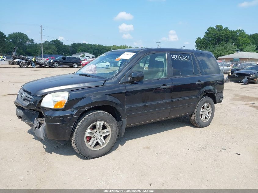 2005 Honda Pilot Ex-L VIN: 5FNYF18625B019979 Lot: 42936261