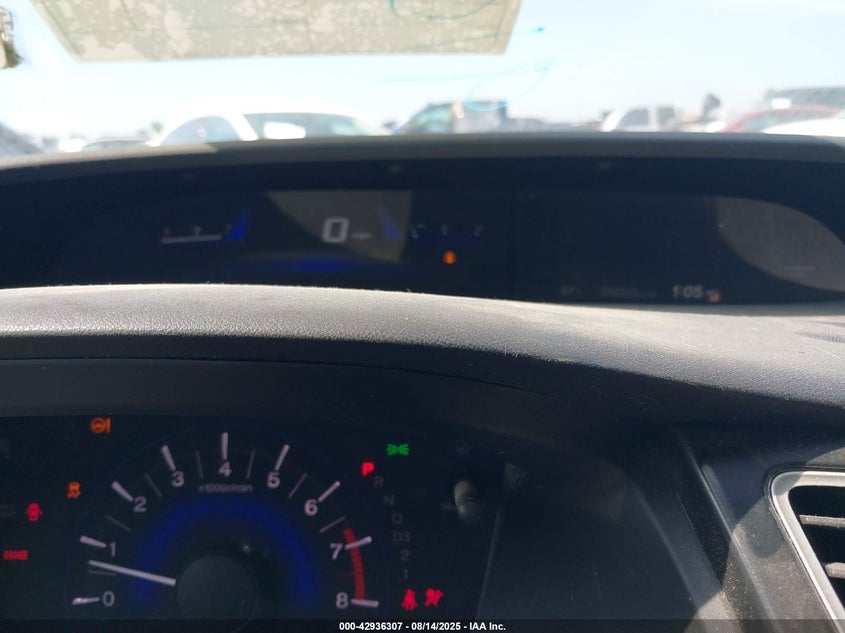 2013 Honda Civic Ex VIN: 2HGFG3B87DH524808 Lot: 42936307