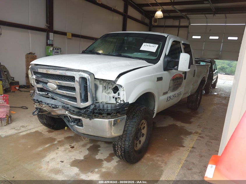 2006 Ford F-350 Lariat/Xl/Xlt white truck diesel 1FTWW31P26EC47814 photo #3