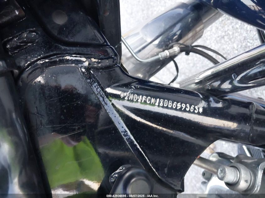 2013 Harley-Davidson Flhtcu Ultra Classic Electra Gld VIN: 1HD1FCM18DB659363 Lot: 42936595