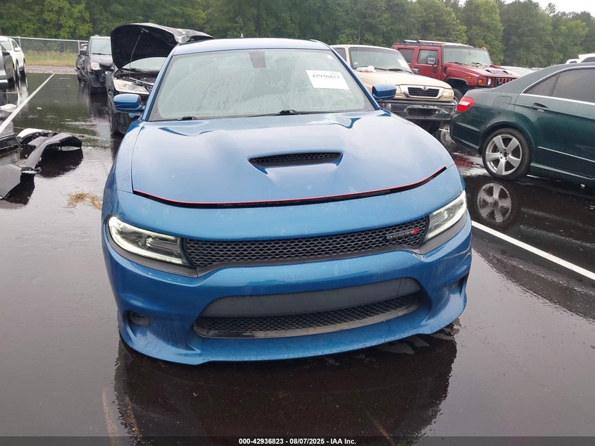 2020 Dodge Charger 5.7 R t Rwd Blue Lot 111042936823 Vin 2C3CDXCT4LH183312