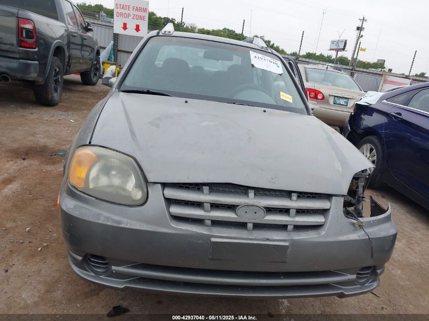 2003 Hyundai Accent Gl VIN: KMHCG45C83U469350 Lot: 42937040