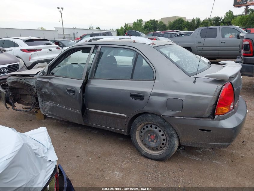 2003 Hyundai Accent Gl VIN: KMHCG45C83U469350 Lot: 42937040