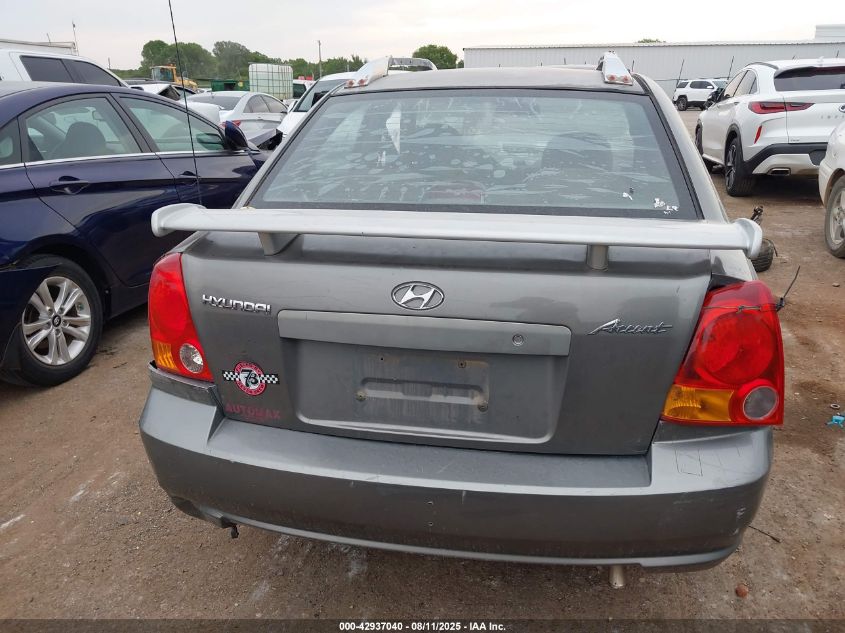 2003 Hyundai Accent Gl VIN: KMHCG45C83U469350 Lot: 42937040
