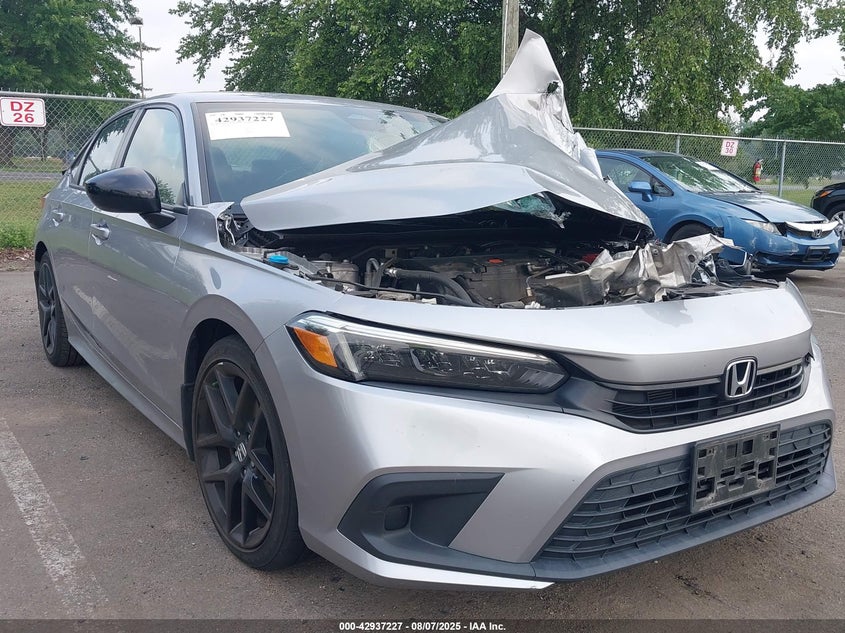 2HGFE2F51NH566022 2022 Honda Civic Sport auction photo 1