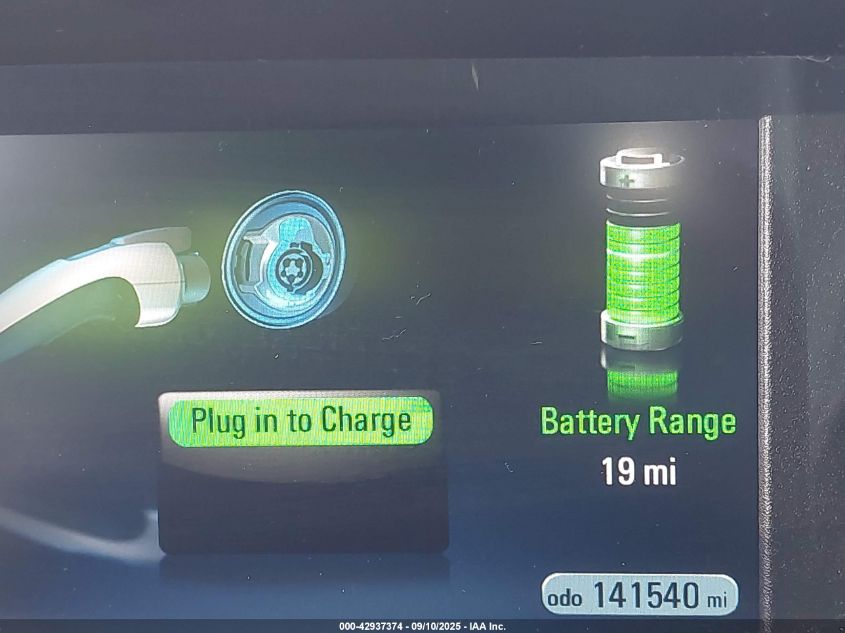 2012 Chevrolet Volt VIN: 1G1RA6E48CU111940 Lot: 42937374