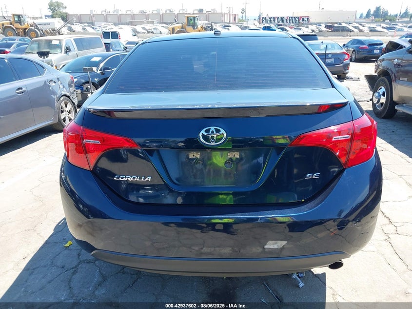 2017 Toyota Corolla Se VIN: 5YFBURHE6HP654374 Lot: 42937602