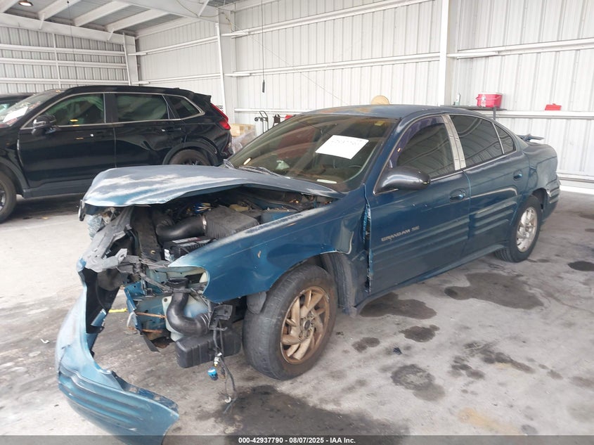 2002 Pontiac Grand Am Se1 green sedan gasoline 1G2NF52F22C175245 photo #3