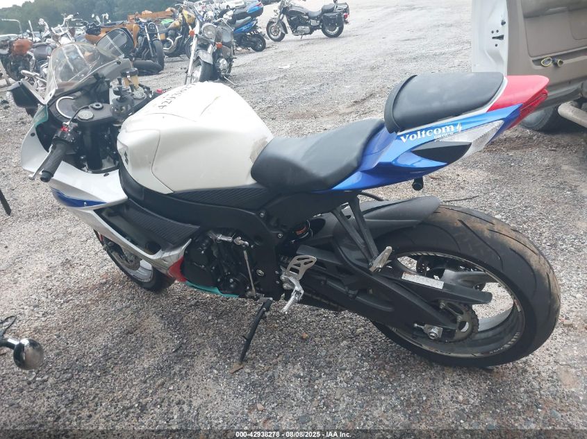 2011 Suzuki Gsx-R600 VIN: JS1GN7FA8B2102821 Lot: 42938278