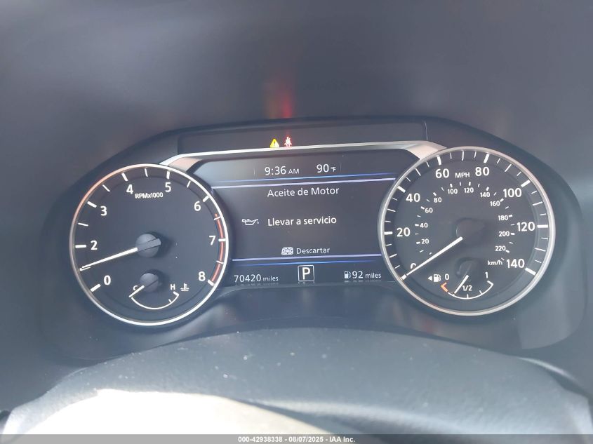 2020 Nissan Altima Sr Fwd VIN: 1N4BL4CV5LN305411 Lot: 42938338