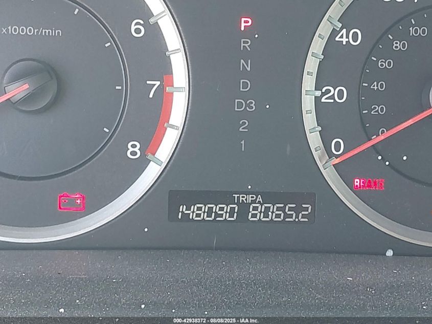 2009 Honda Accord Exl VIN: 1HGCP36809A050333 Lot: 42938372