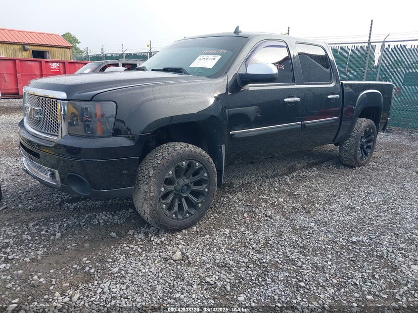 2008 GMC Sierra 1500 Denali black truck gasoline 2GTEK638381269596 photo #3