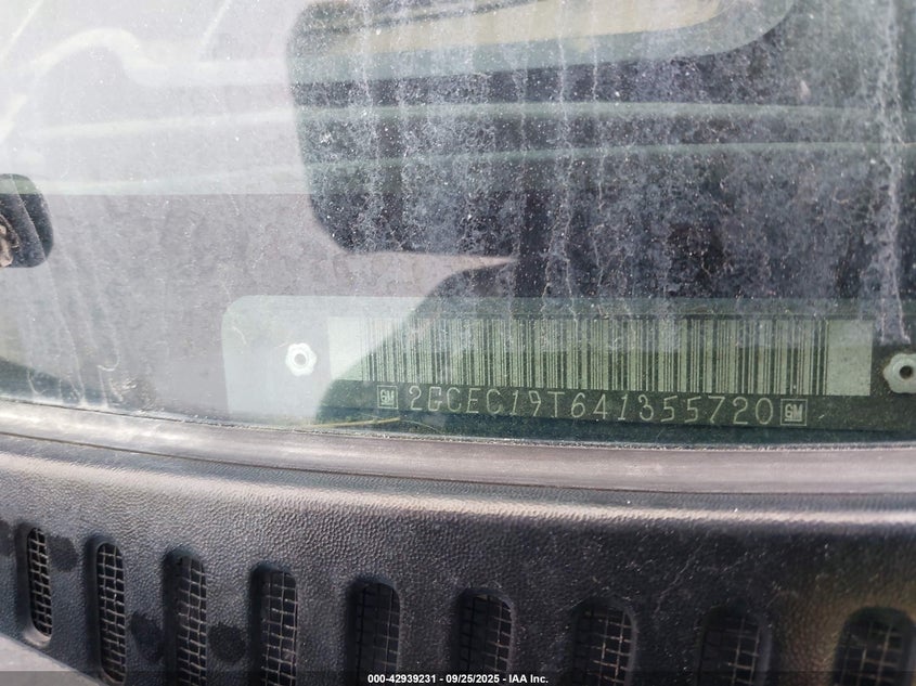 2004 Chevrolet Silverado 1500 Ls VIN: 2GCEC19T641355720 Lot: 42939231