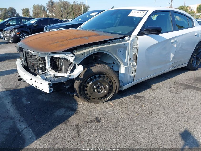 2022 Dodge Charger Sxt Rwd VIN: 2C3CDXBGXNH208723 Lot: 42939232