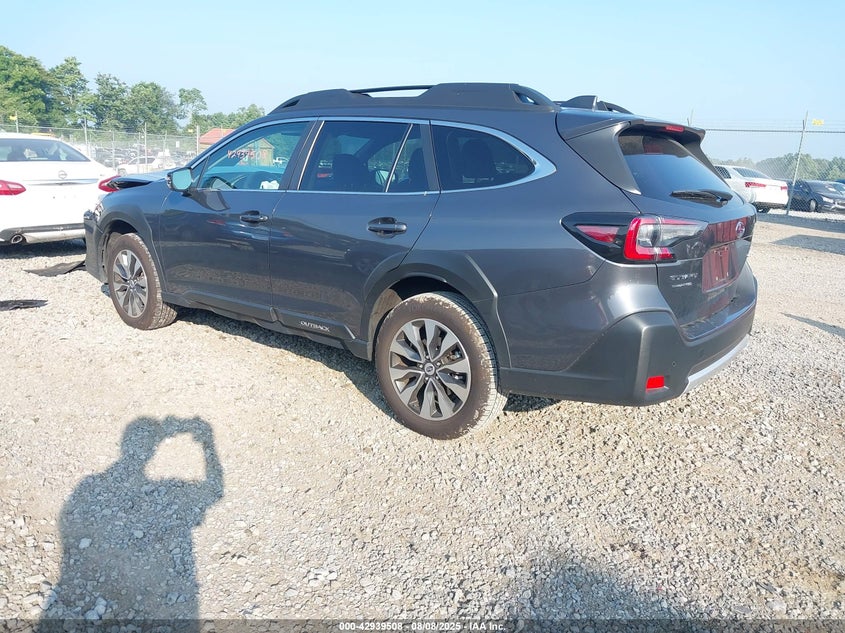 2023 Subaru Outback 2.5 Limited Grey Lot 111042939508 Vin 4S4BTANC4P3148312