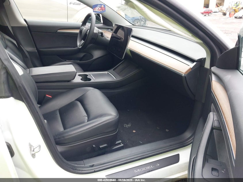 2021 Tesla Model 3 Standard Range Plus Rear-wheel Drive White Lot 111042939548 Vin 5YJ3E1EA4MF030910