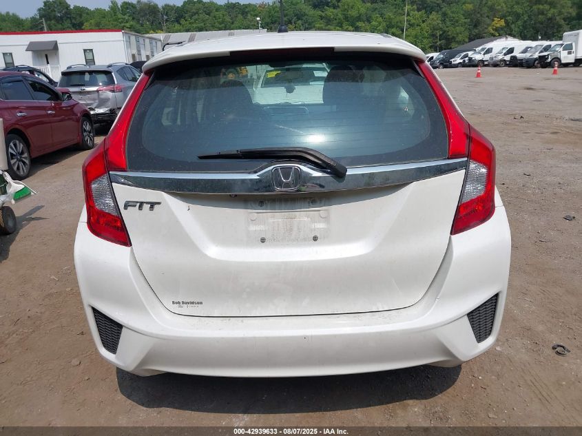 2015 Honda Fit Ex/Ex-L VIN: 3HGGK5H8XFM786414 Lot: 42939633