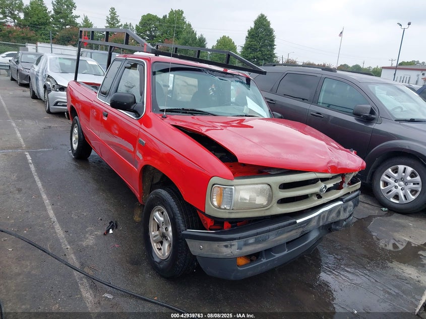 1997 Mazda B2300 Se red truck gasoline 4F4CR16A1VTM27886 photo #1