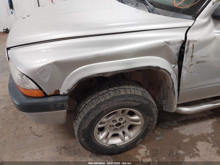 2003 Dodge Dakota Sport/Sxt VIN: 1D7HG38N43S208770 Lot: 42939845