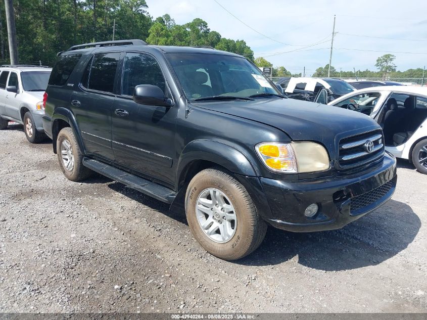 2003 Toyota Sequoia Limited V8 VIN: 5TDZT38A43S173616 Lot: 42940264