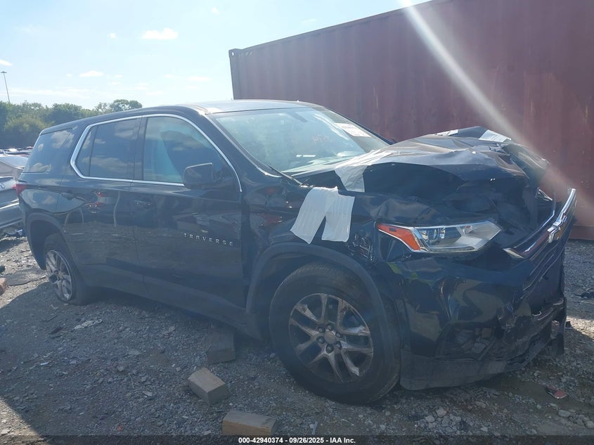2019 Chevrolet Traverse Ls VIN: 1GNERFKW1KJ243966 Lot: 42940374