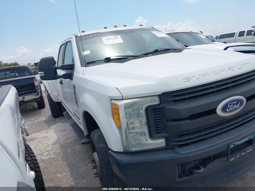 2017 Ford F-350 Xl white truck diesel 1FT8W3DTXHEC10644 photo #1