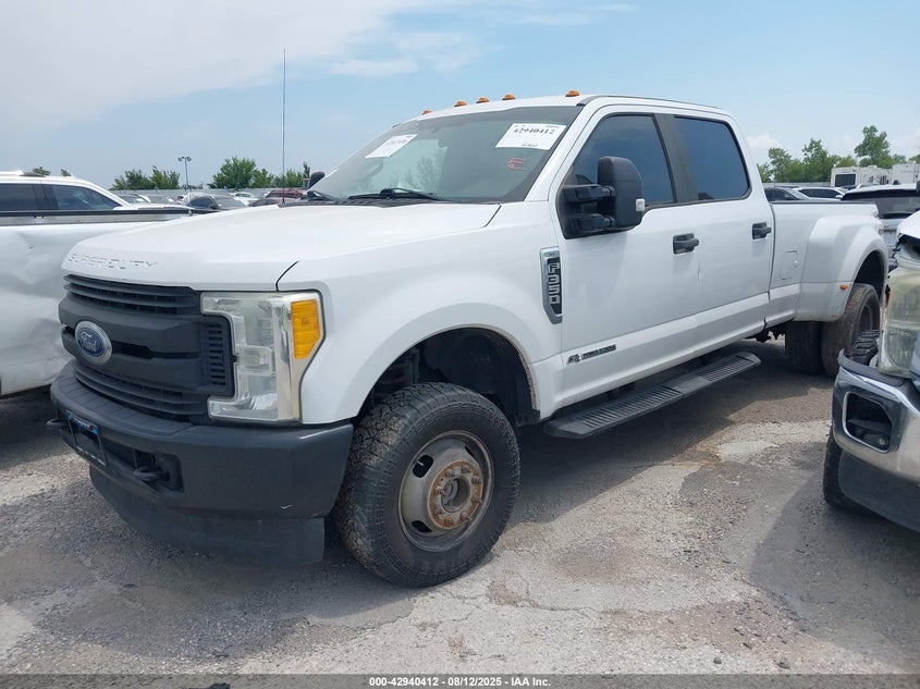 2017 Ford F-350 Xl white truck diesel 1FT8W3DTXHEC10644 photo #3