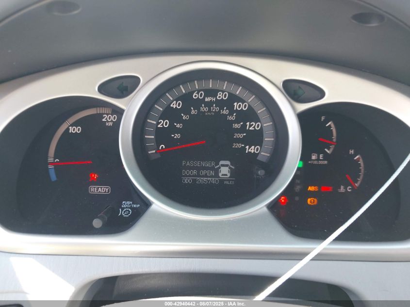 2006 Toyota Highlander Hybrid V6 VIN: JTEEW21A660013069 Lot: 42940442