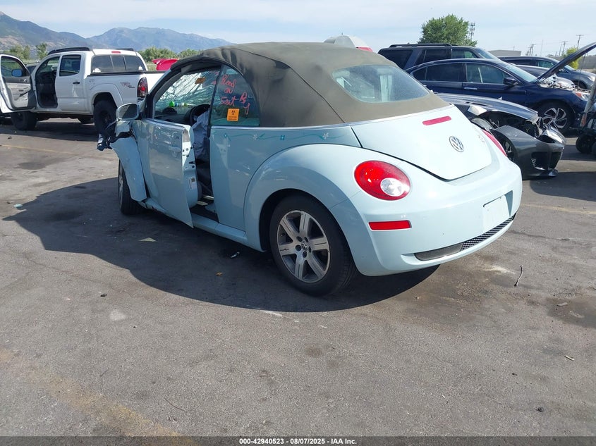 2006 Volkswagen New Beetle 2.5 blue cabrio gasoline 3VWRF31YX6M325818 photo #4