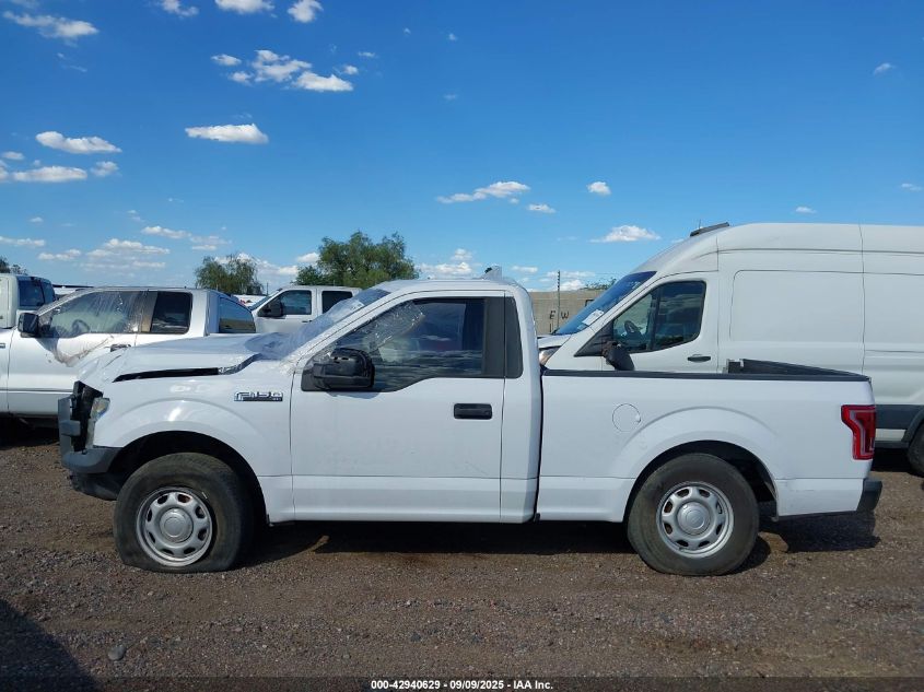 2016 Ford F-150 Xl VIN: 1FTMF1C84GKE03839 Lot: 42940629