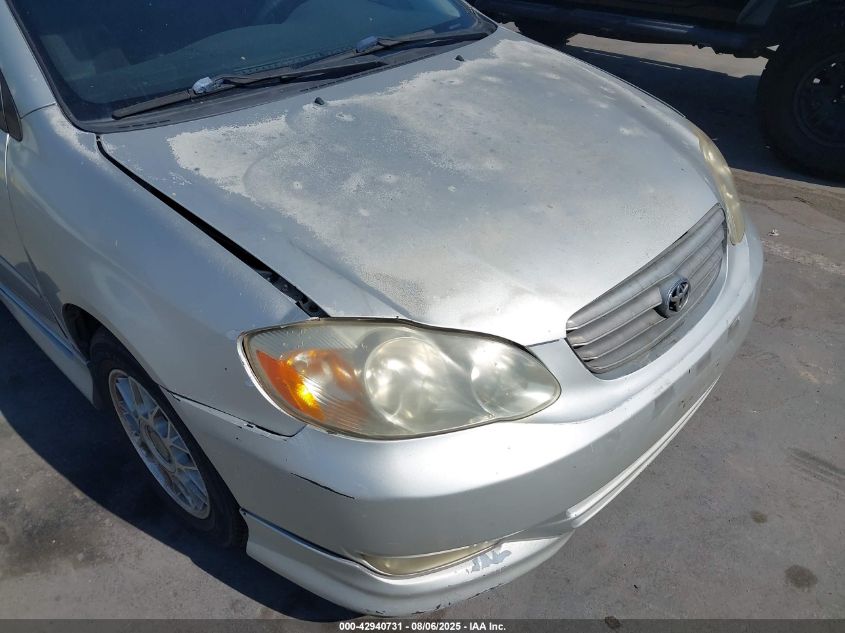 2003 Toyota Corolla S VIN: 1NXBR32E43Z077150 Lot: 42940731